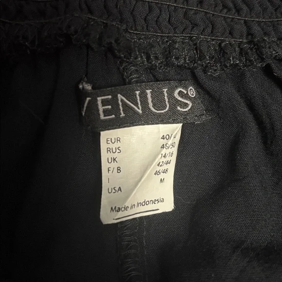 Venus Vintage Split Leg Tie Dye Pant Cover Up Size Med W14.5”-19” - Picture 5 of 5